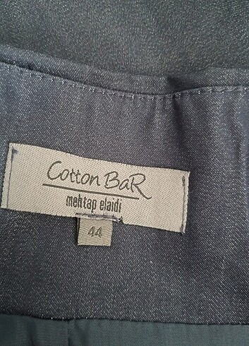 44 Beden lacivert Renk Cotton Bar Etek