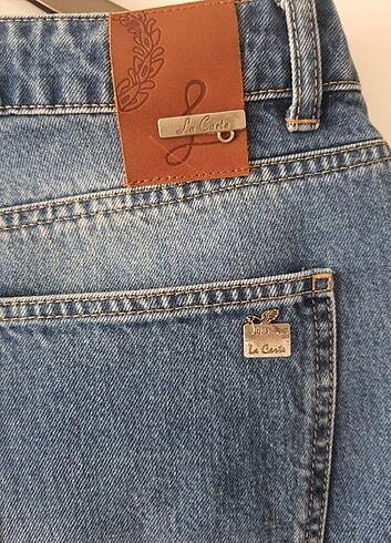 30 Beden lacivert Renk Mom jean
