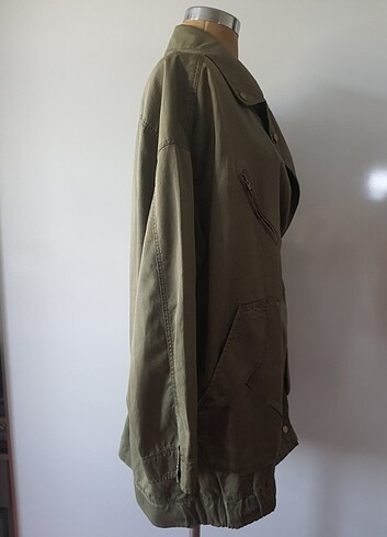 Yesil Parka tipi Mont - Görsel 2