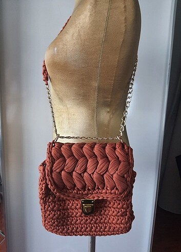 Beden çeşitli Renk HAND MADE ORGU CANTA
