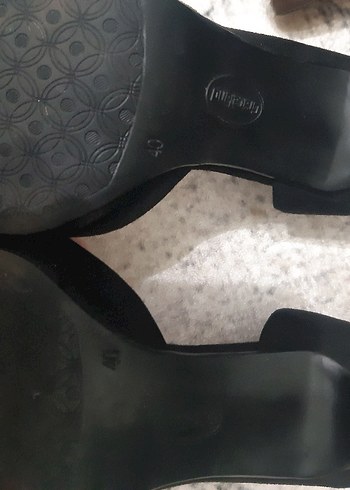 Siyah nubuk Stiletto - Görsel 3