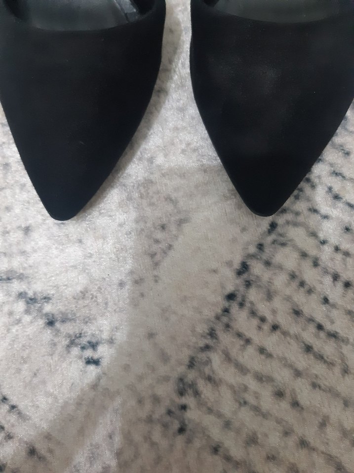 Siyah nubuk Stiletto - Görsel 4