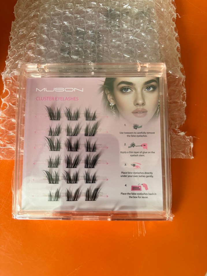 Tekli doğal takma kirpik - Görsel 2