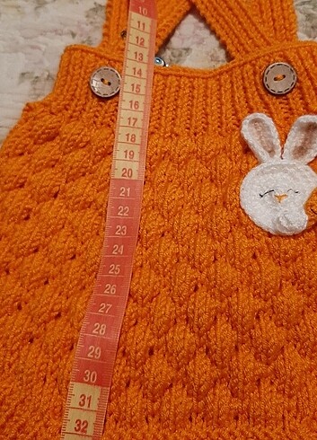 6-9 Ay Beden turuncu Renk Bebek salopet