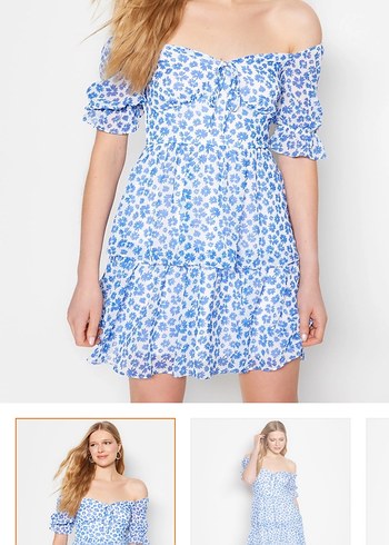 Milla Mavi elbise - Görsel 2