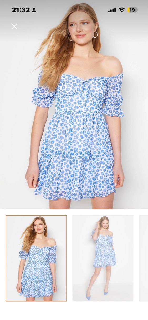 Milla Mavi elbise - Görsel 2