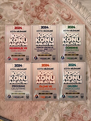 KPSS Eğitim Bilimleri konu anlatımlı set