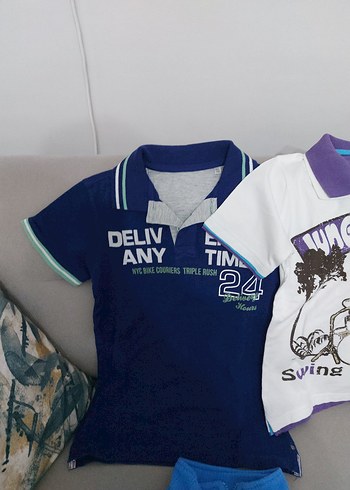 Topli Erkek Çocuk Renkli Baskılı Tişörtler ve pantolonlar