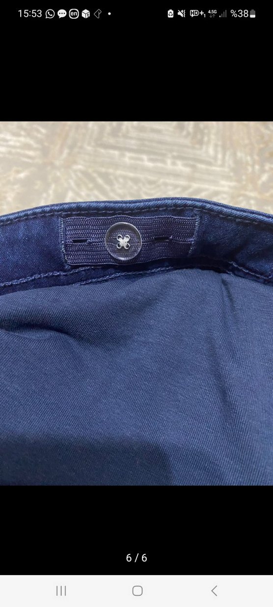 Lacivert Hamile Kot Pantolon - Görsel 4