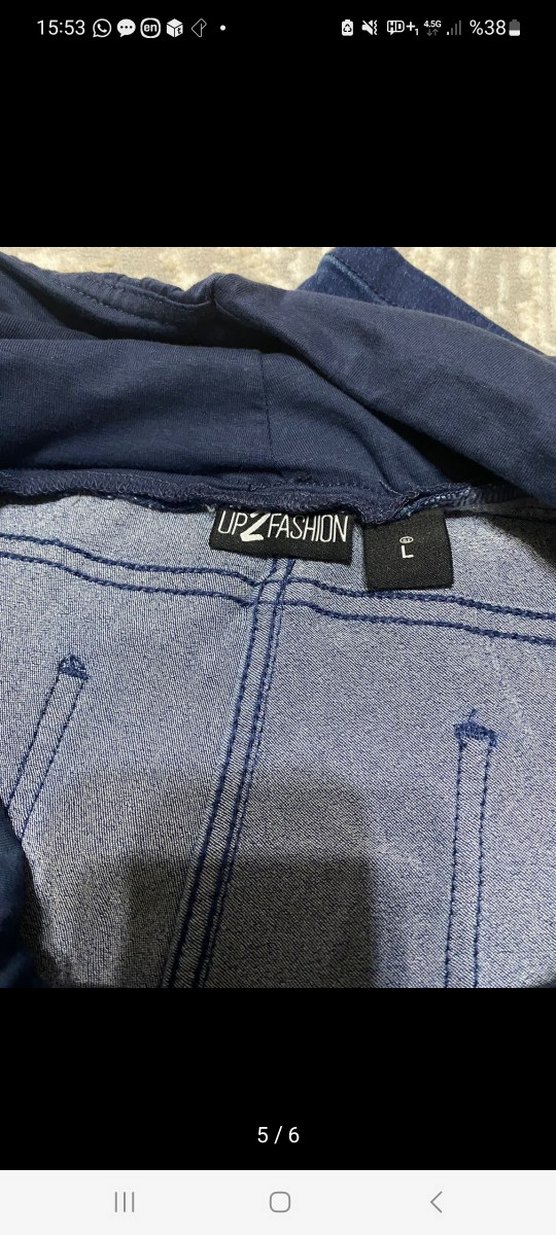 Lacivert Hamile Kot Pantolon - Görsel 3