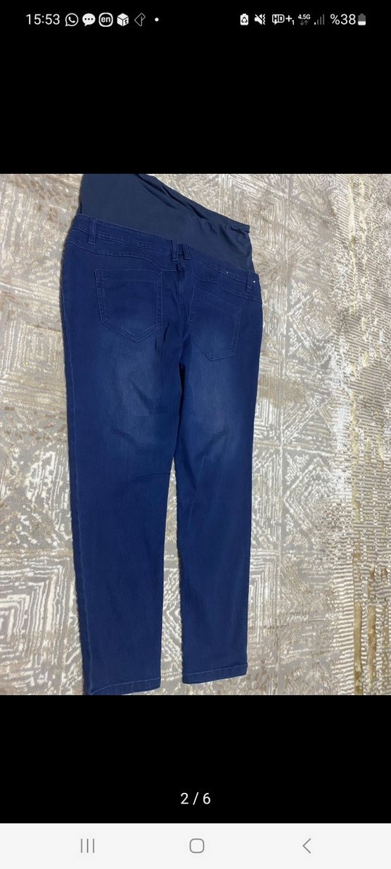 Lacivert Hamile Kot Pantolon - Görsel 2