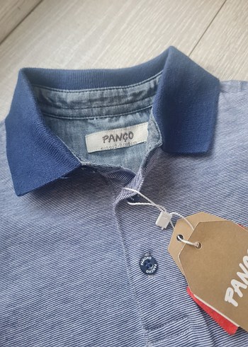 Panço panço marka Denim Polo Tişört
