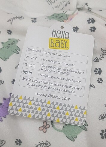 HelloBaby Hello baby uyku tulumu