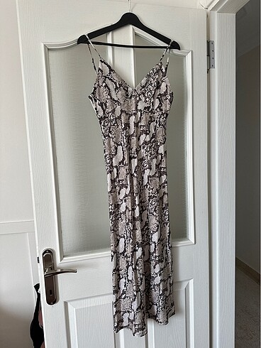 H&M saten elbise