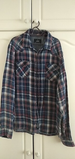 Mavi Jeans Mavi kareli gömlek