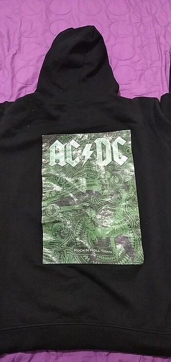 xxl Beden siyah Renk AC/DC kapüşonlu sweatshirt 