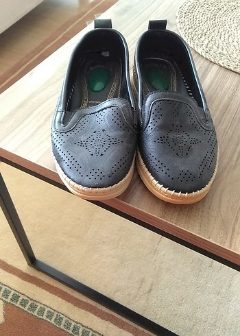 Siyah Dolgu Topuklu Kadın Espadril