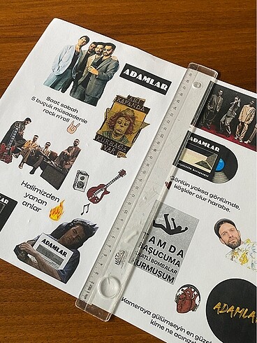  Adamlar Sticker Tam Set 1