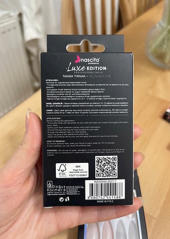 Nascita Luxe Edition Bej Takma Tırnak 24'lü - Görsel 5