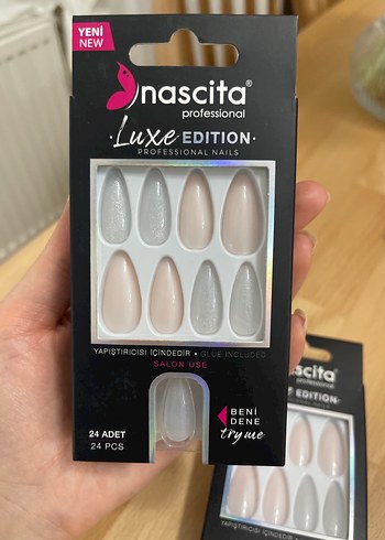 Nascita Luxe Edition Bej Takma Tırnak 24'lü - Görsel 3