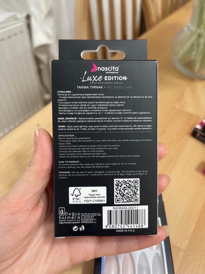 Nascita Luxe Edition Bej Takma Tırnak 24'lü - Görsel 5