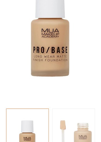 MUA Pro Base Mat Fondöten - 144 Beige - Görsel 3