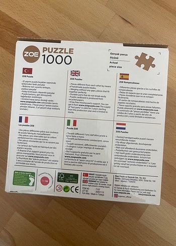 ZOE 1000 Parça Manzara Puzzle - Görsel 2