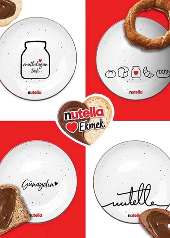Nutella Koleksiyon  Kahvaltı tabağı - Görsel 3