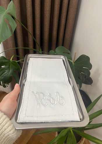 Söz & Nişan  tepsisi söz mendili tepsi örtüsü - Görsel 5