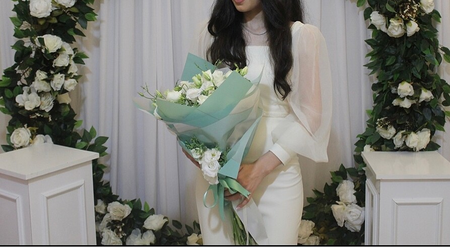 Elif Şimal Söz - nişan elbisesi