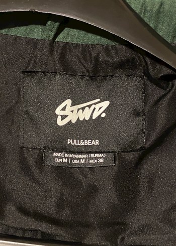 m Beden Pull&Bear Yeşil Kolej Ceketi