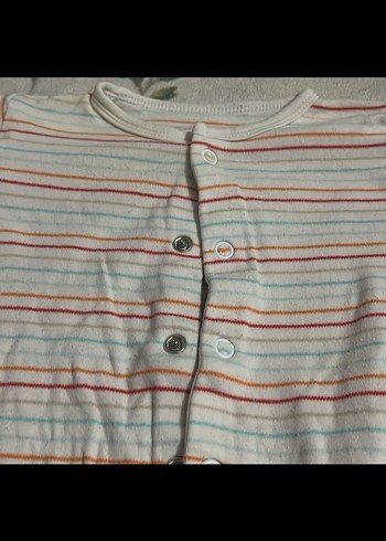 Uzun Kollu Çok Renkli Bebek Tulum - Görsel 3