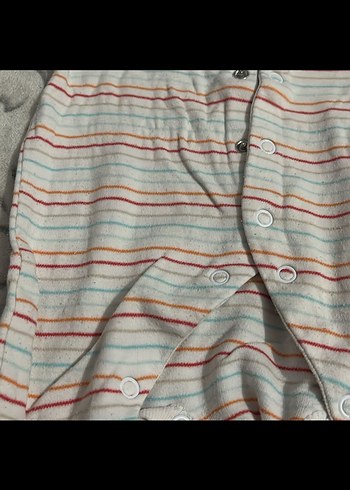 Uzun Kollu Çok Renkli Bebek Tulum - Görsel 2