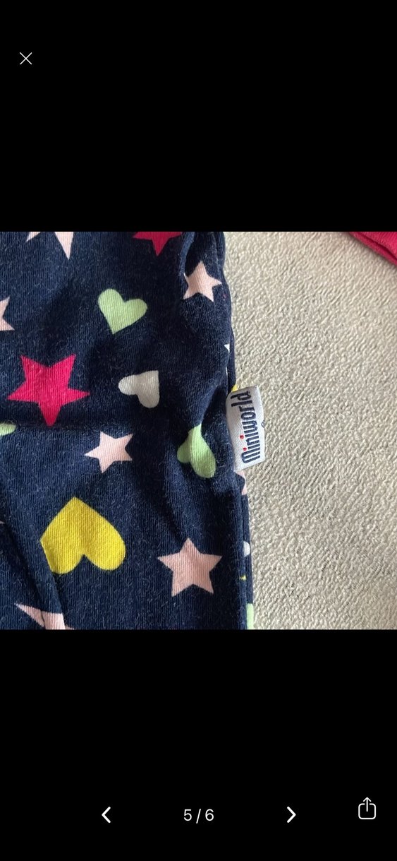 Renkli Desenli Pembe Örgü Bebek Tulum - Görsel 5