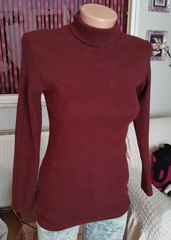 s Beden bordo Renk likrali bogazli body