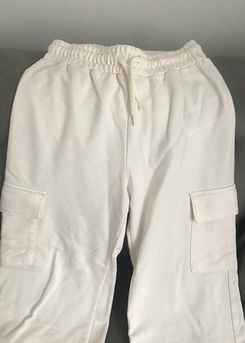LC Waikiki Kız Çocuk Beyaz Pamuklu Bol Kesim Pantolon