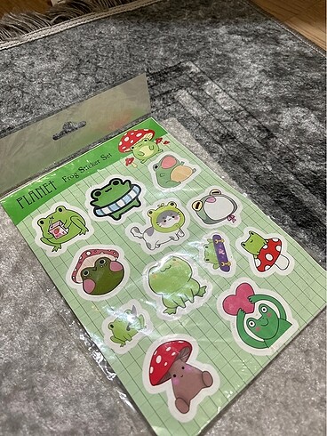 Kurbağalı çıkartma froge stikers
