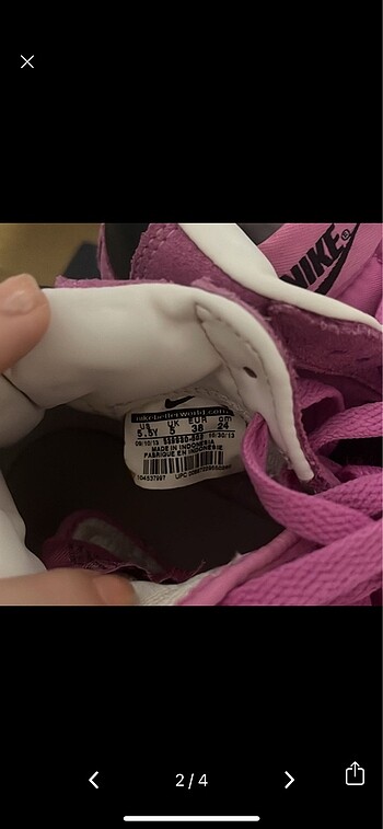 38 Beden Nike ayakkabı blazer