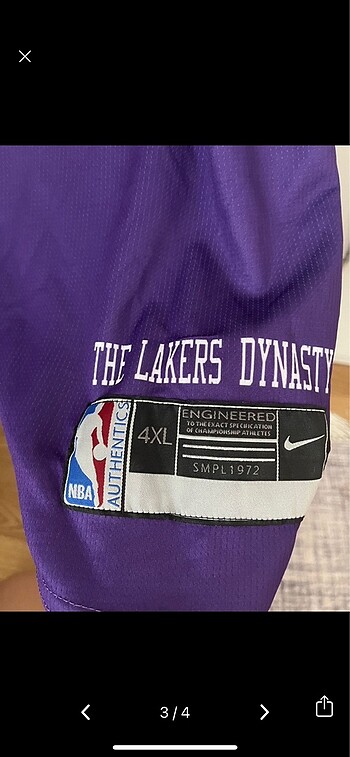 3xl Beden Lakers forma
