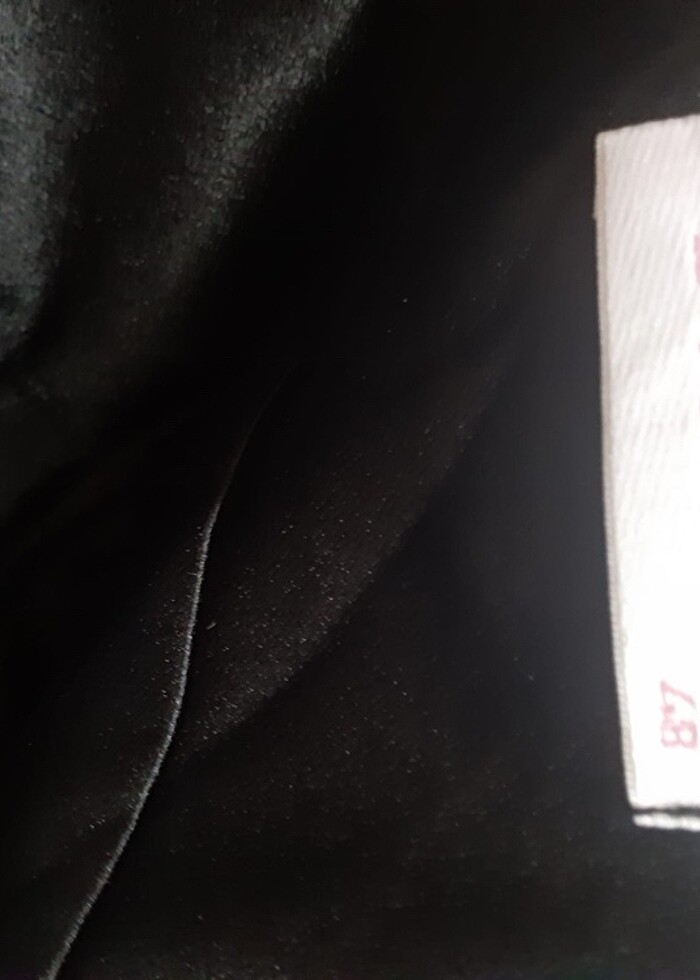 Siyah taşlı uzun abiye - Görsel 3