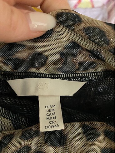 H&M Leopar Üst Bluz
