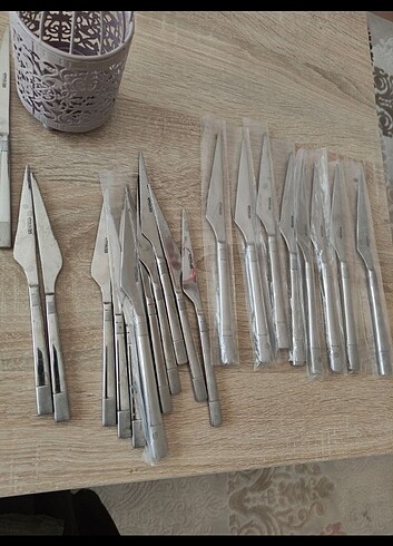 Emsan 24 parça yemek bıçağı ve kahvaltılık bıçak takımı 
