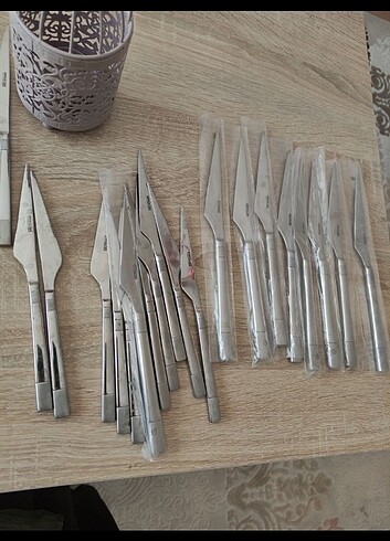 Emsan 24 parça yemek bıçağı ve kahvaltı bıçağı takımı