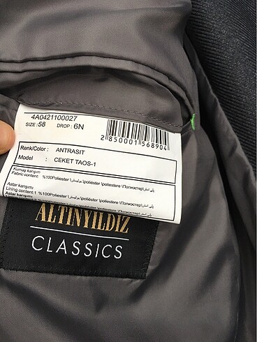 ALTINYILDIZ CLASSICS CEKET