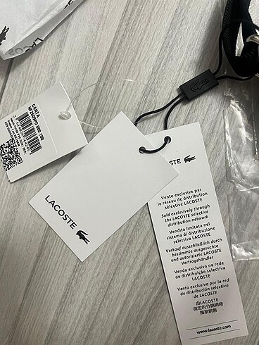  Beden siyah Renk LACOSTE ÇANTA