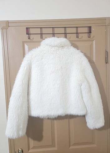Bershka Bershka Suni Peluş Kürk Ceket XS