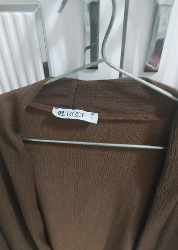 Kadın Kahverengi Midi Keten Ceket - Görsel 4