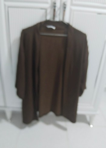 Kadın Kahverengi Midi Keten Ceket - Görsel 2