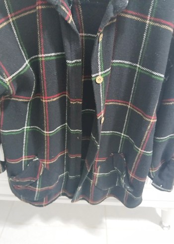 Düğmeli Uzun Kollu Rahat Kadın Gömlek - Görsel 2