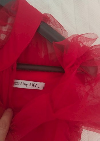 Pembe Drapeli Straplez Uzun Abiye Elbise - Görsel 6